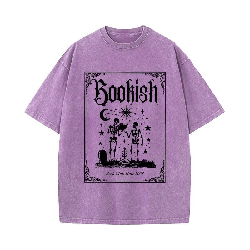 Bookish Book Club Since 2025 Washed T-Shirt