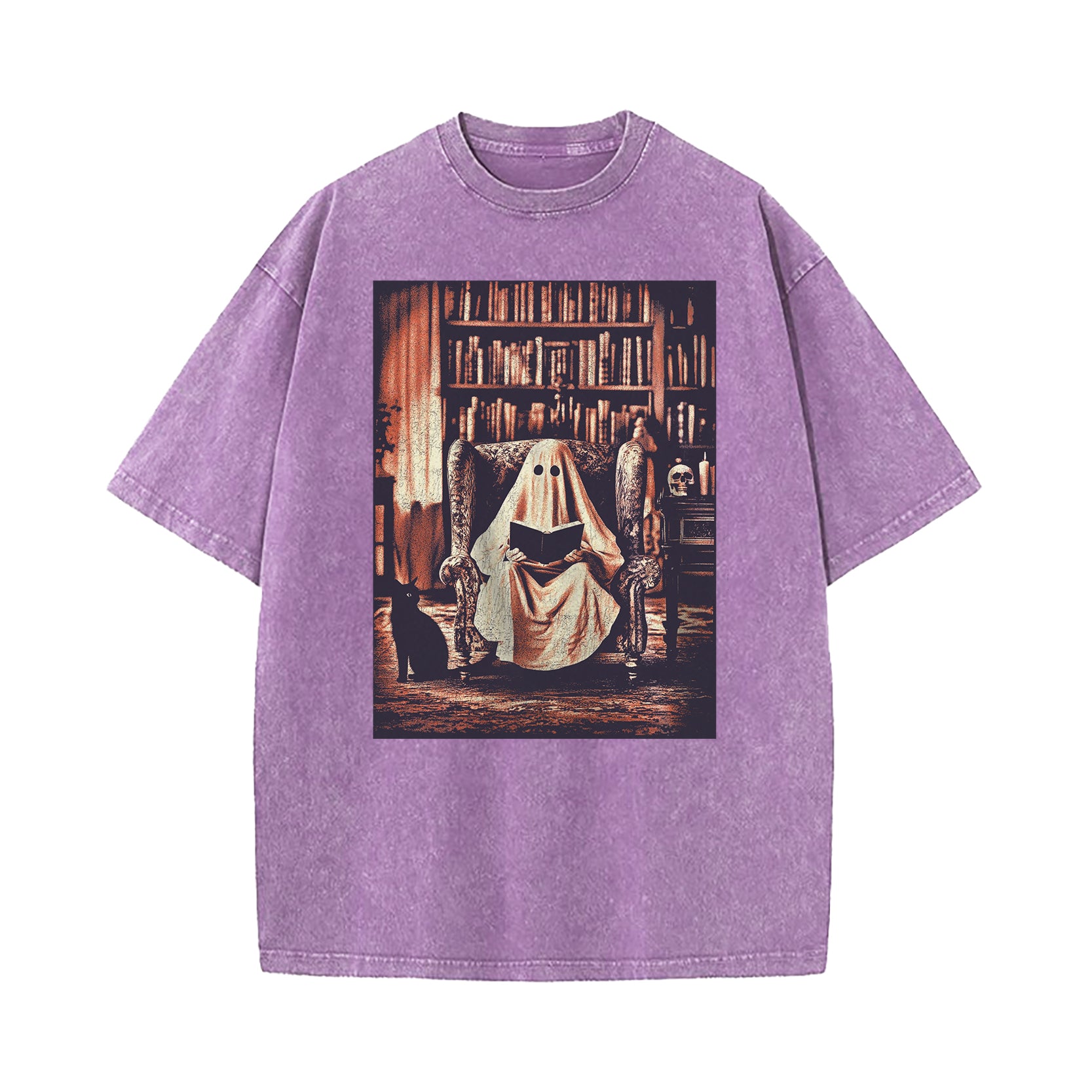 Read In Peace Halloween Washed T-Shirt