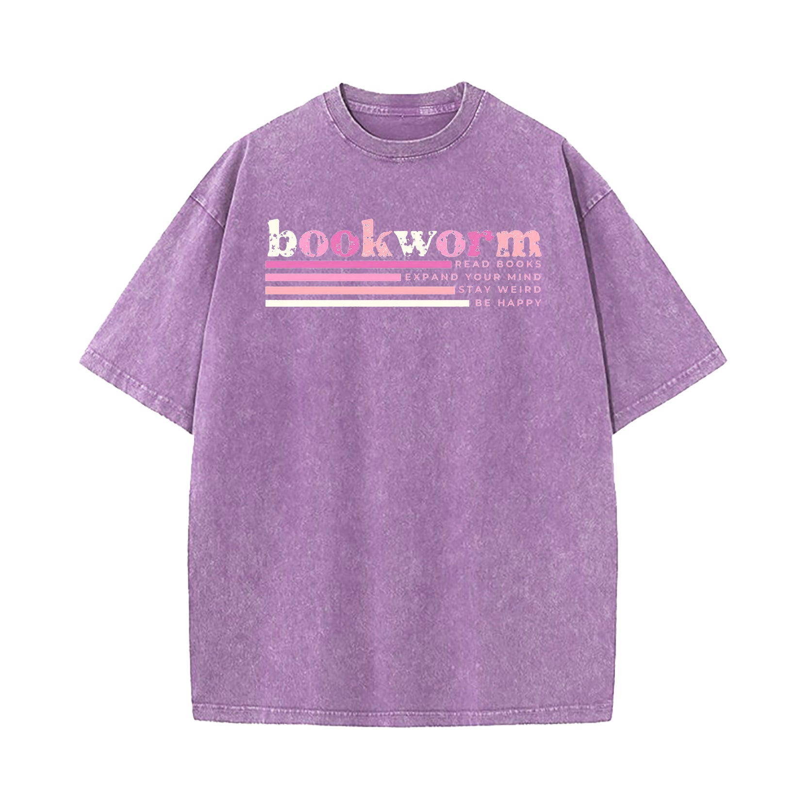 Bookworm Read Books Washed T-Shirt