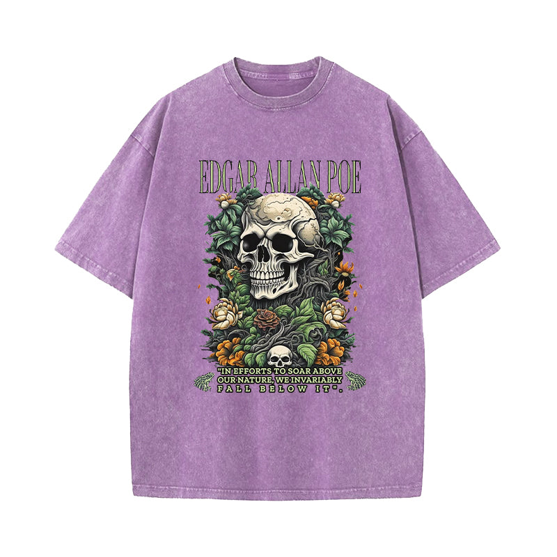 In Efforts To Soar Above Our Nature We Invariably Fall Below It Washed T-Shirt