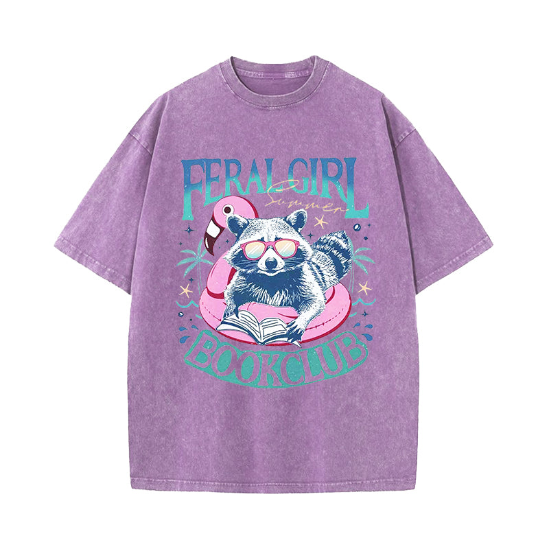Feral Girl Summer Washed T-Shirt