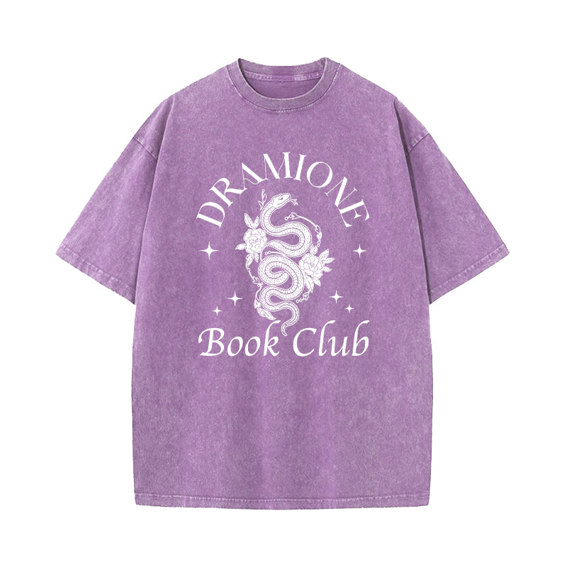 Dramione Enemies To Lovers Book Club Washed T-Shirt