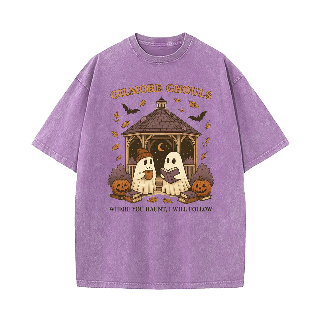 Where You Haunt I Will Follow Washed T-Shirt