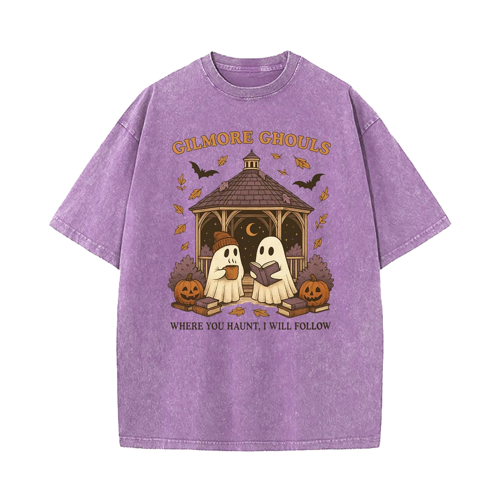 Where You Haunt I Will Follow Washed T-Shirt