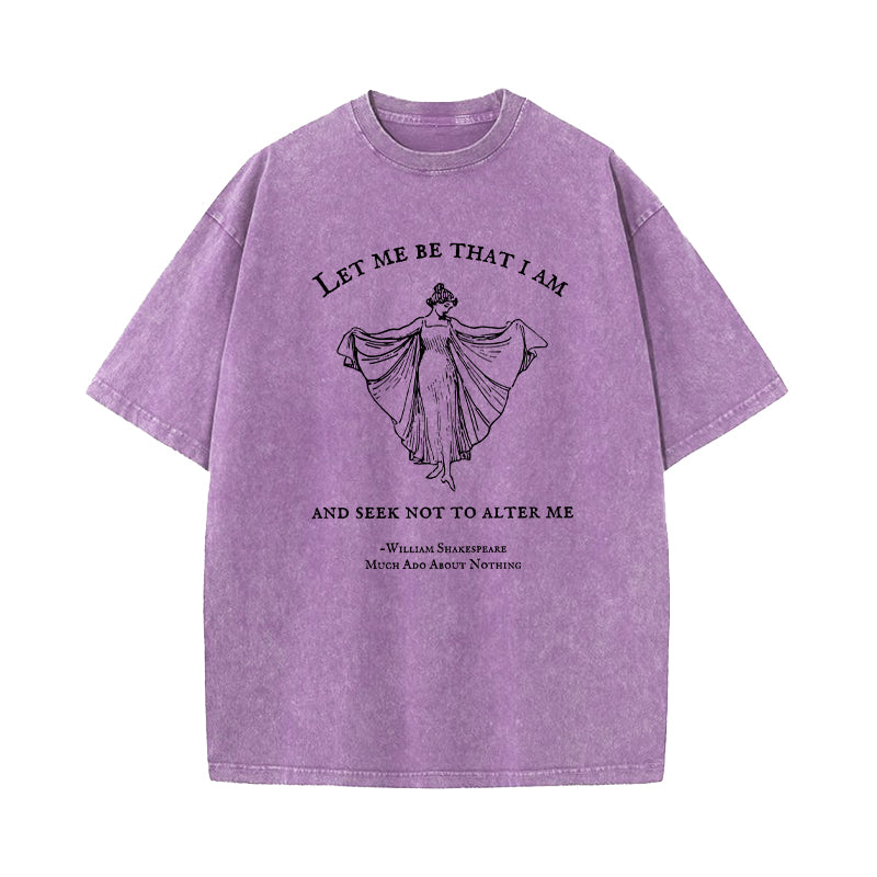 Shakespeare Much Ado About Nothing Washed T-Shirt