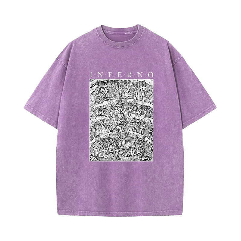 Inferno Divine Comedy Dante Alighieri T-Shirt