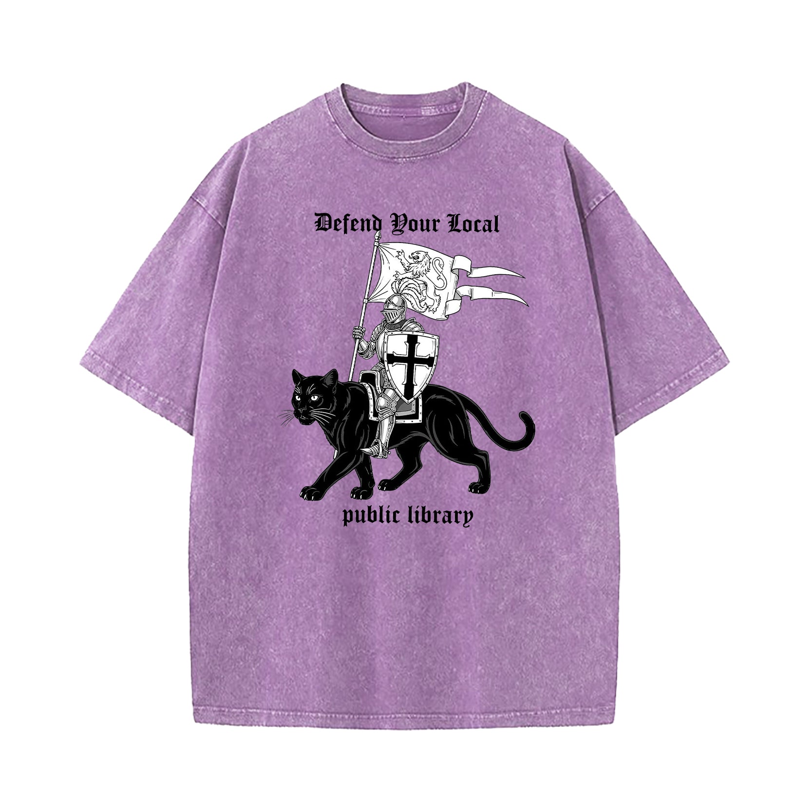 Defend Your Local Public Library Washed T-Shirt