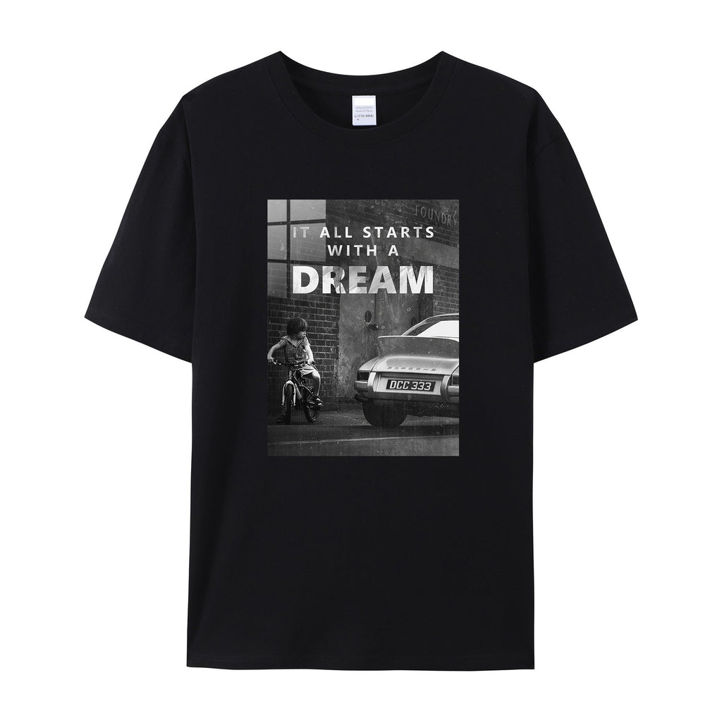 It All Starts With A Dream Cotton T-Shirts
