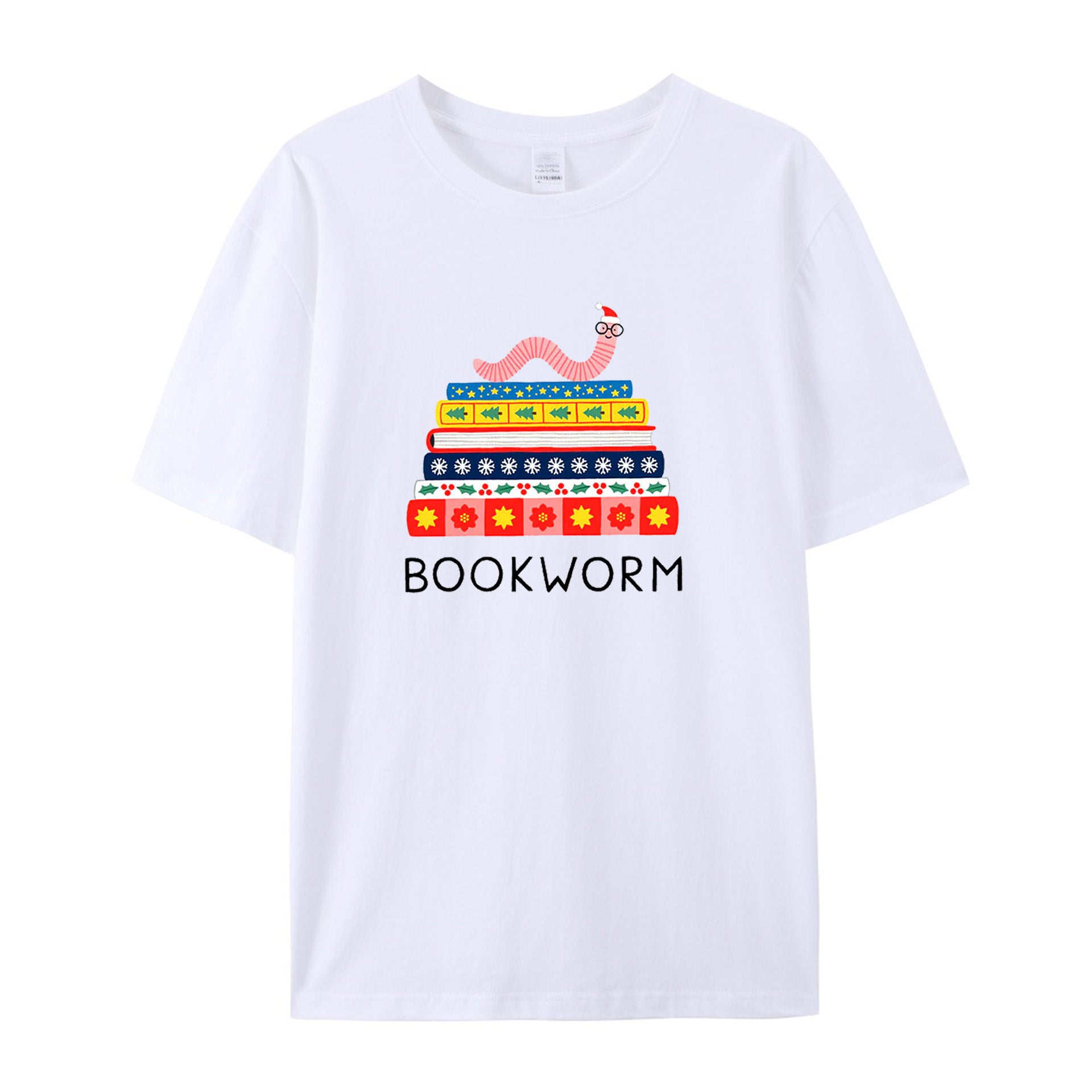 BOOK WORM COTTON T-SHIRTS