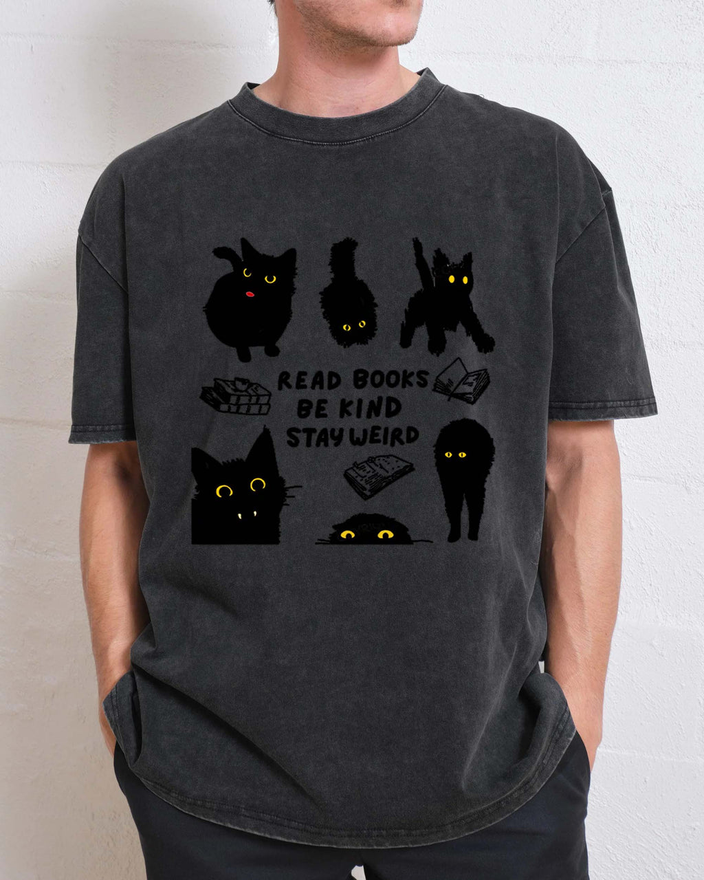 Read Books Be Kind Stay Weird T-shirt