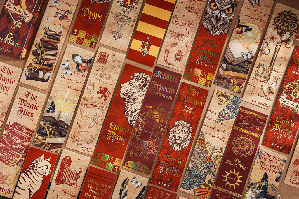 Vintage Gold Foil Bookmark