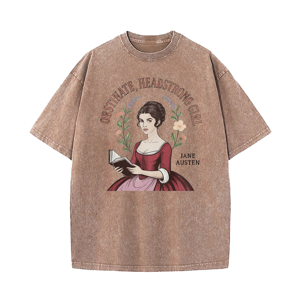Obstinate Headstrong Girl Washed T-Shirt