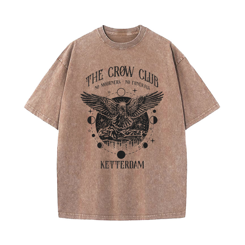 Six Of Crows Shirt No Mourners Merch Washed T-Shirt