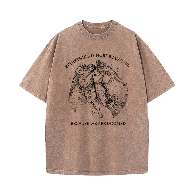 The Iliad Homer Everything Is More Beautiful Washed T-Shirt