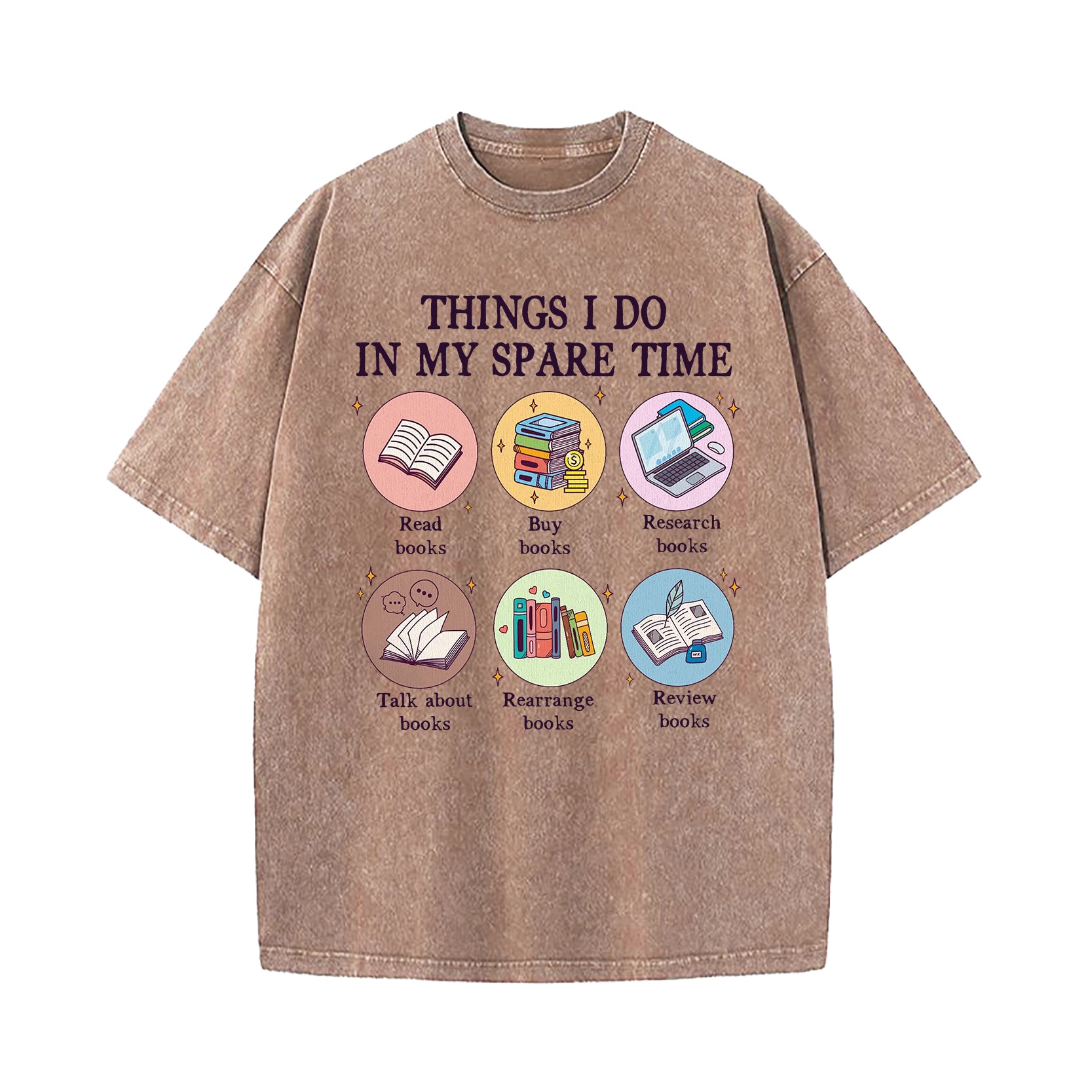 Things I Do in My Spare Time Washed T-Shirt