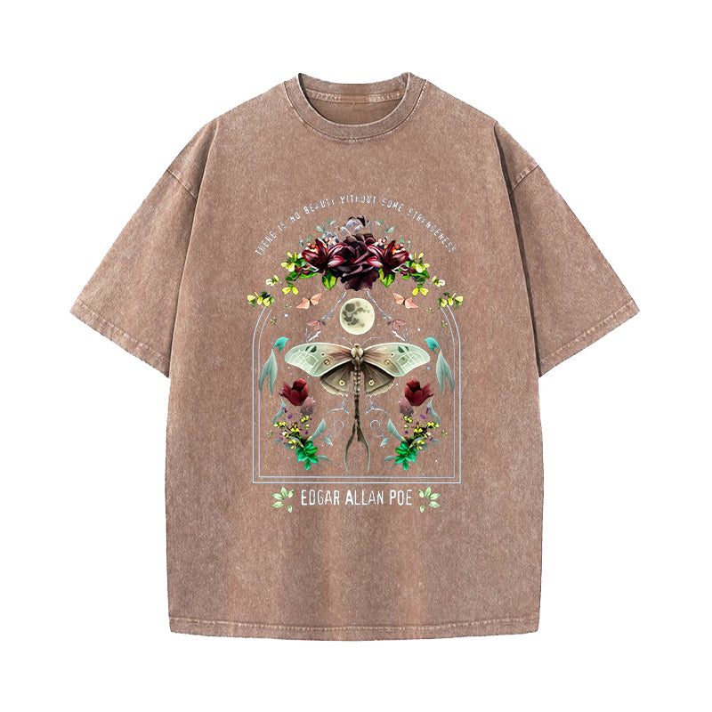 There Is No Beauty Without Some Strangeness Washed T-Shirt