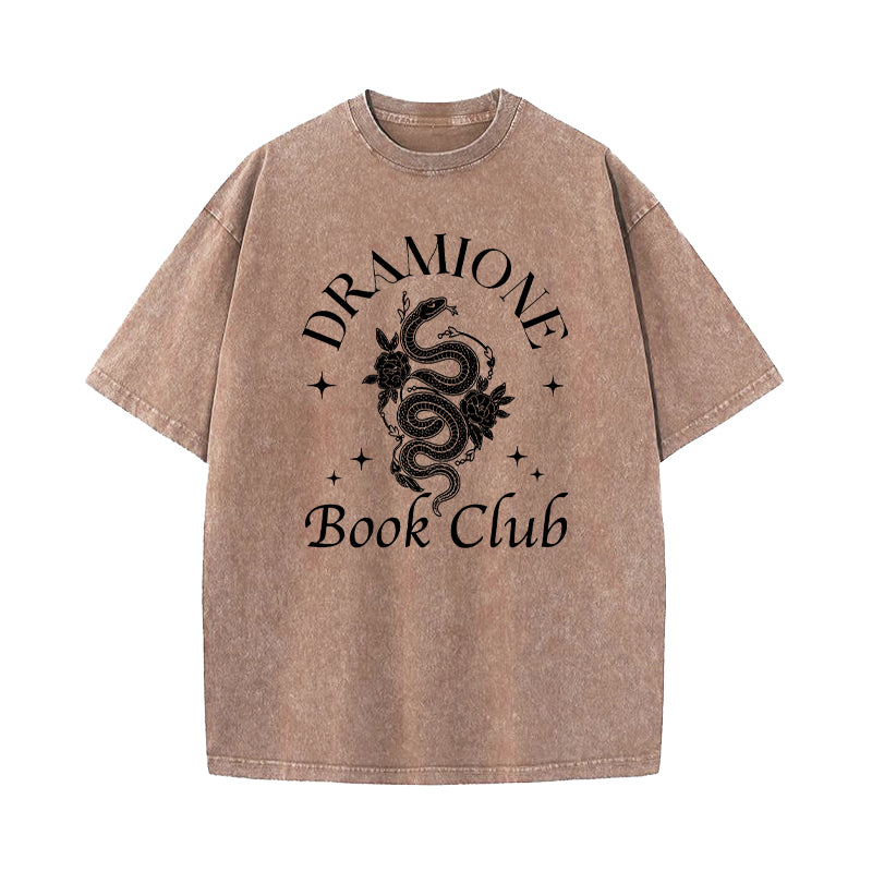 Dramione Enemies To Lovers Book Club Washed T-Shirt