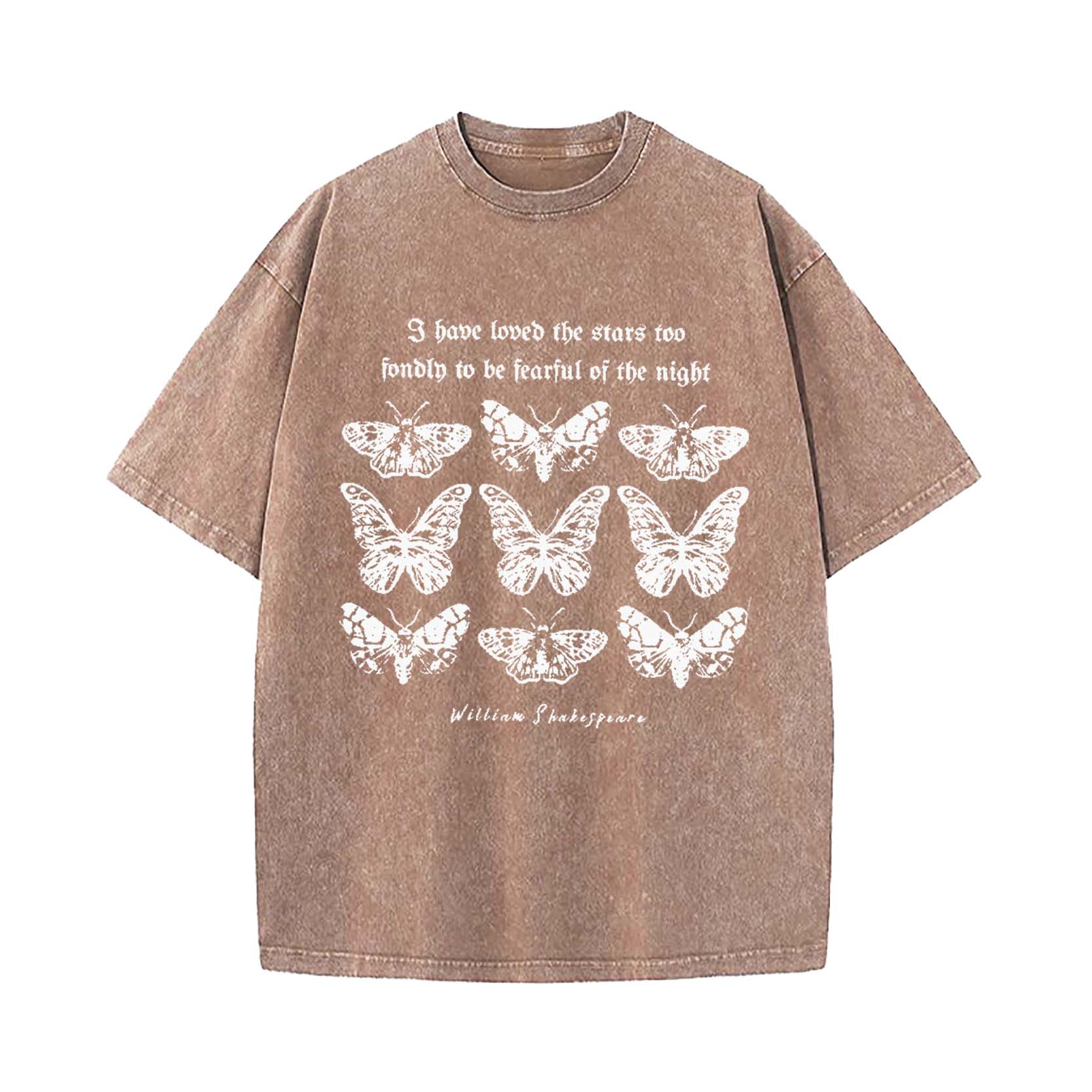 Shakespeare Moth Washed T-Shirt