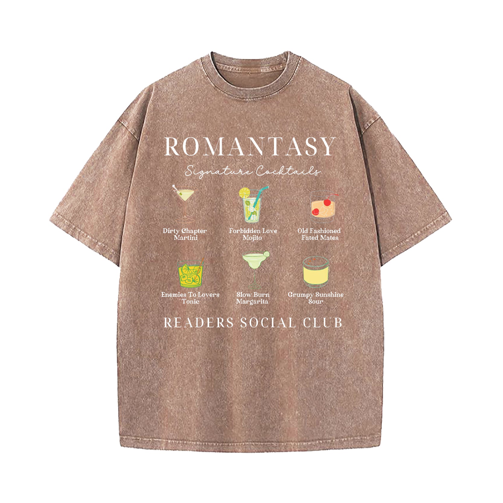 Romantasy Readers Social Club Washed T-Shirt