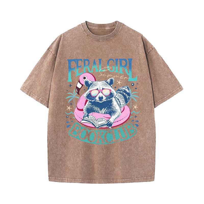 Feral Girl Summer Washed T-Shirt