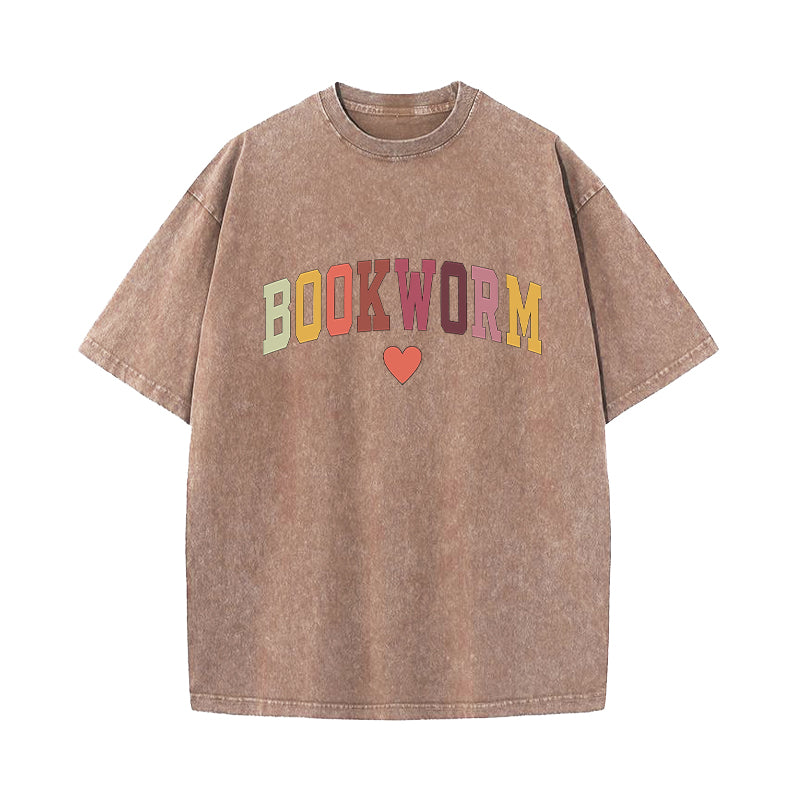 Bookworm Washed T-Shirt