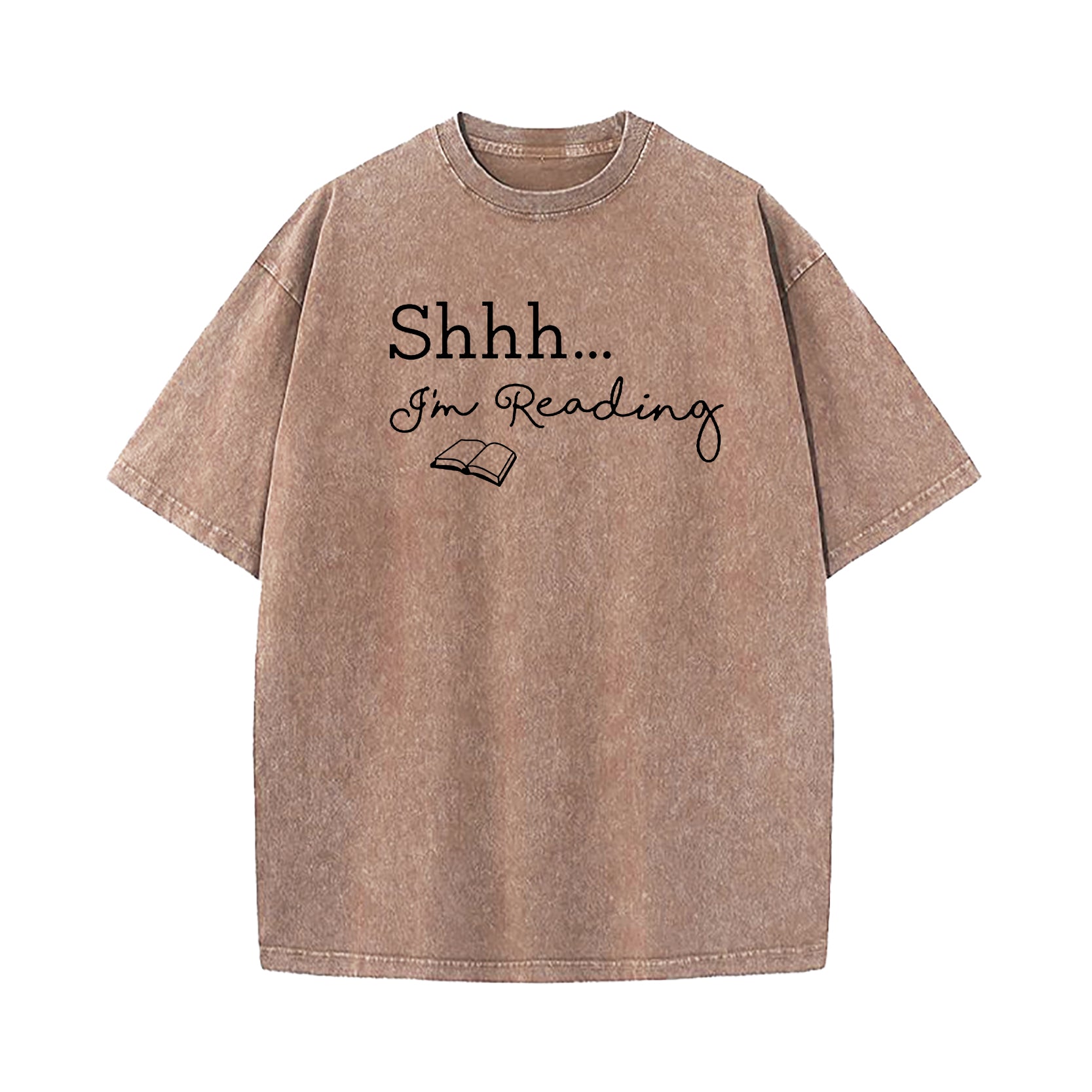 Shhh... I'm Reading Washed T-Shirt