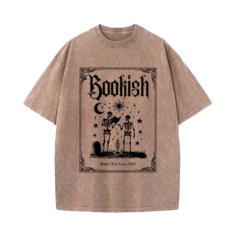 Bookish Book Club Since 2025 Washed T-Shirt