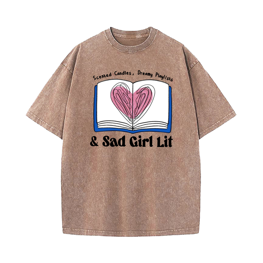 Sad Girl Lit Washed T-Shirt