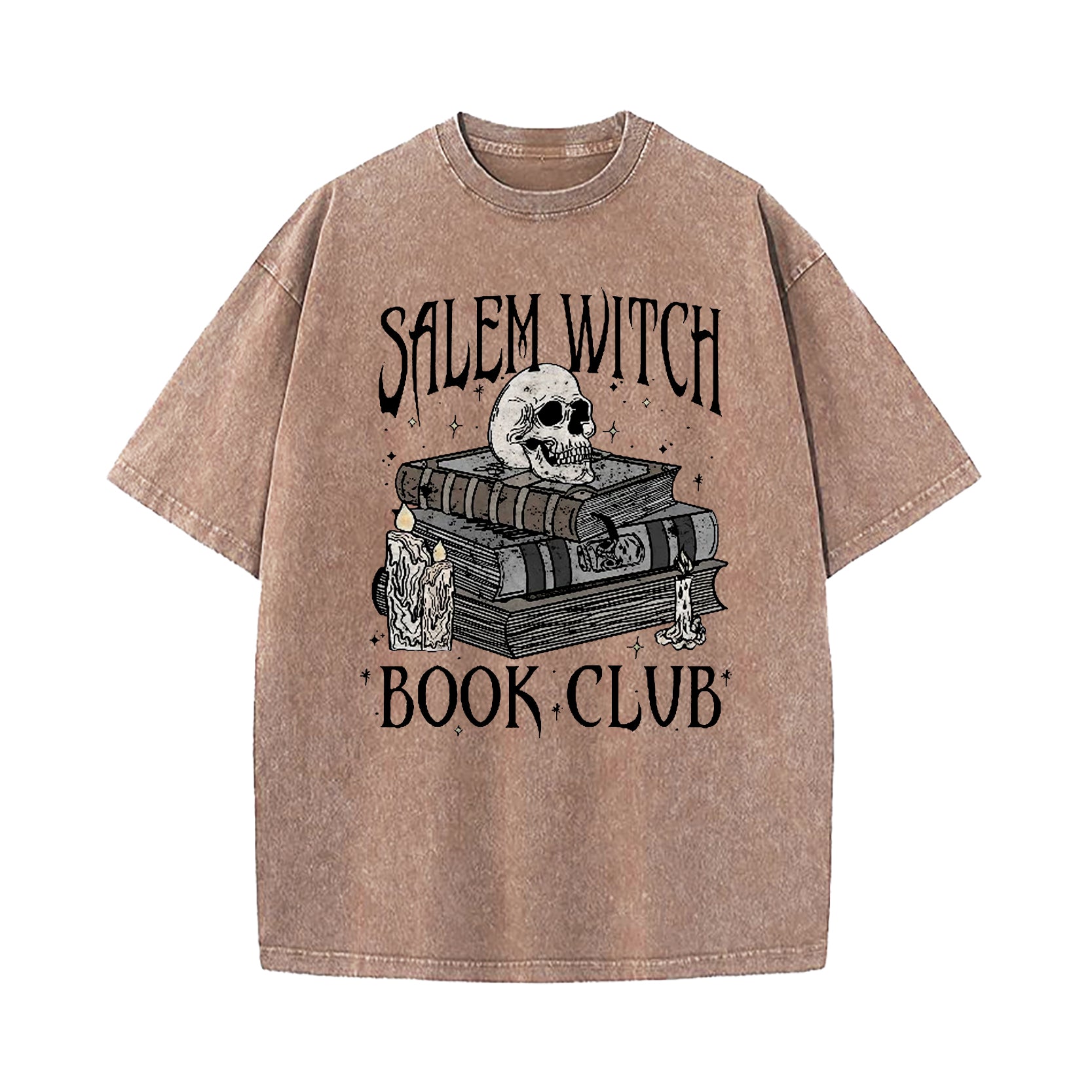 Salem Witch Book Club Washed T-Shirt
