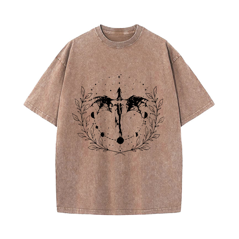 Dragon Fandom Merch Fantasy Washed T-Shirt