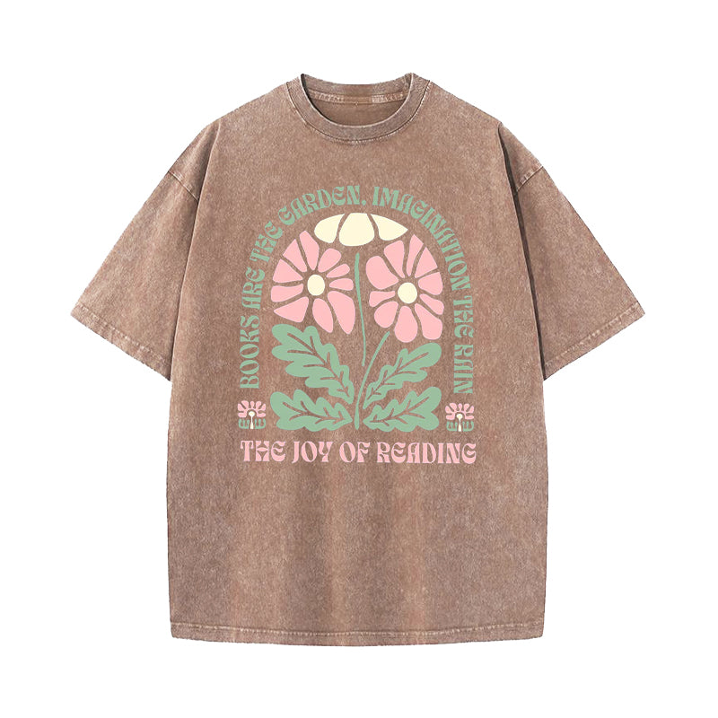 The Joy of Reading Washed T-Shirt