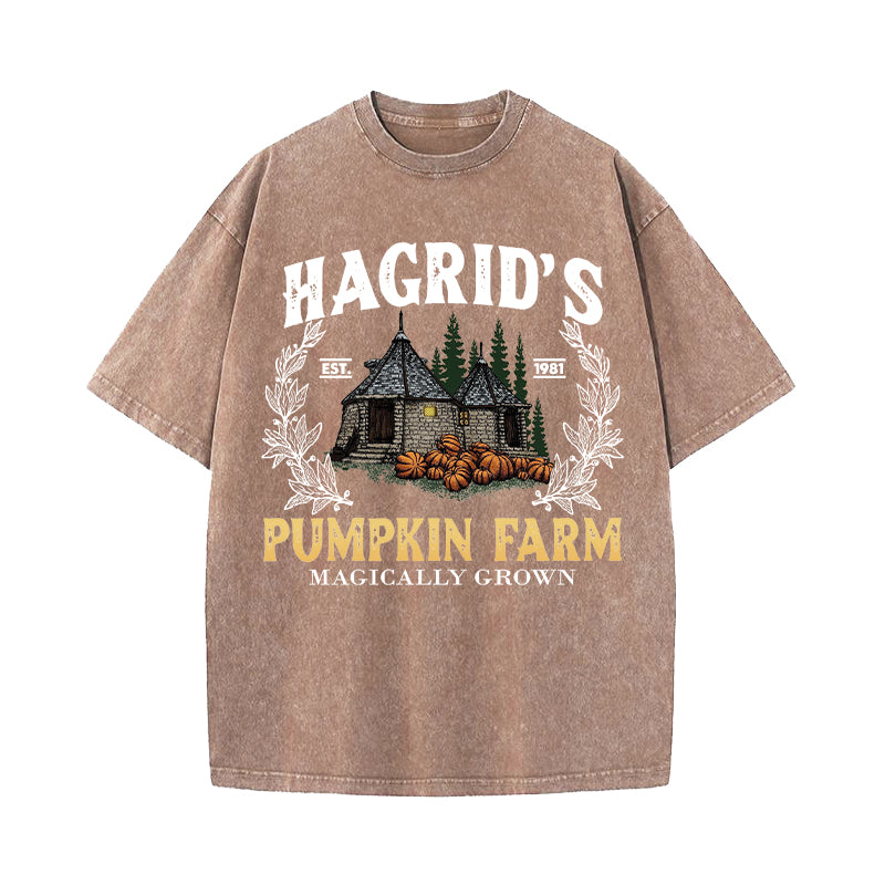 Hagrid's Pumpkin Farm Washed T-Shirt