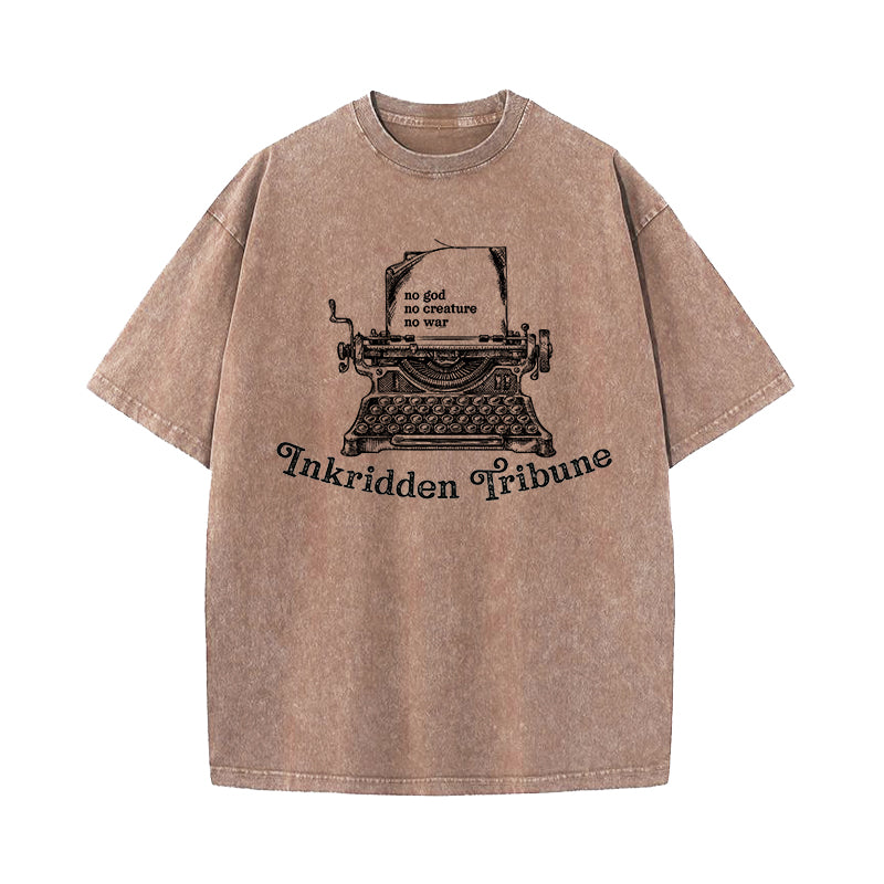 Inkridden Tribune No God No Creature No War T-Shirt