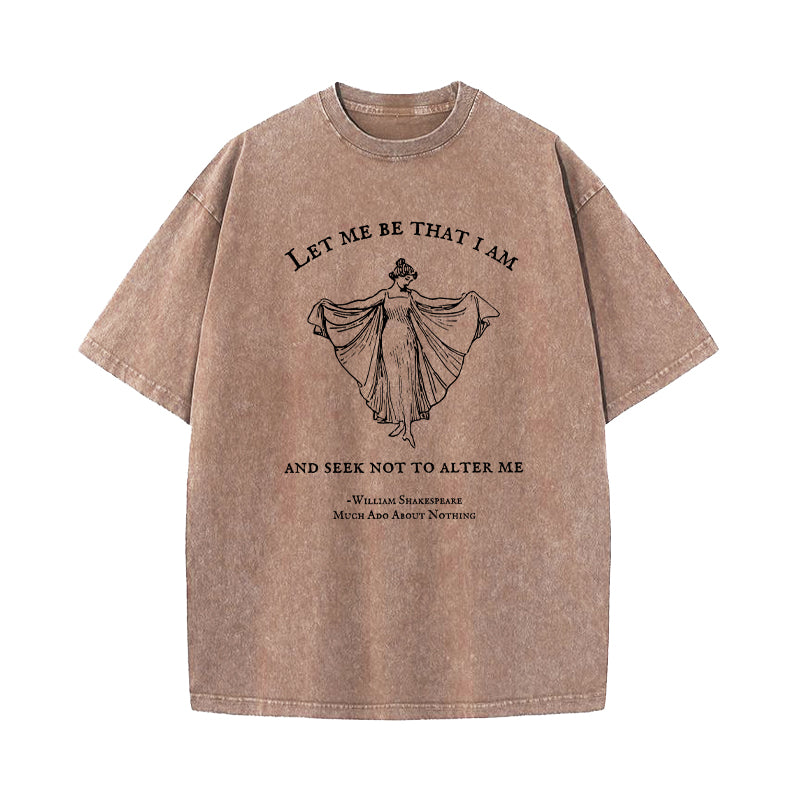 Shakespeare Much Ado About Nothing Washed T-Shirt