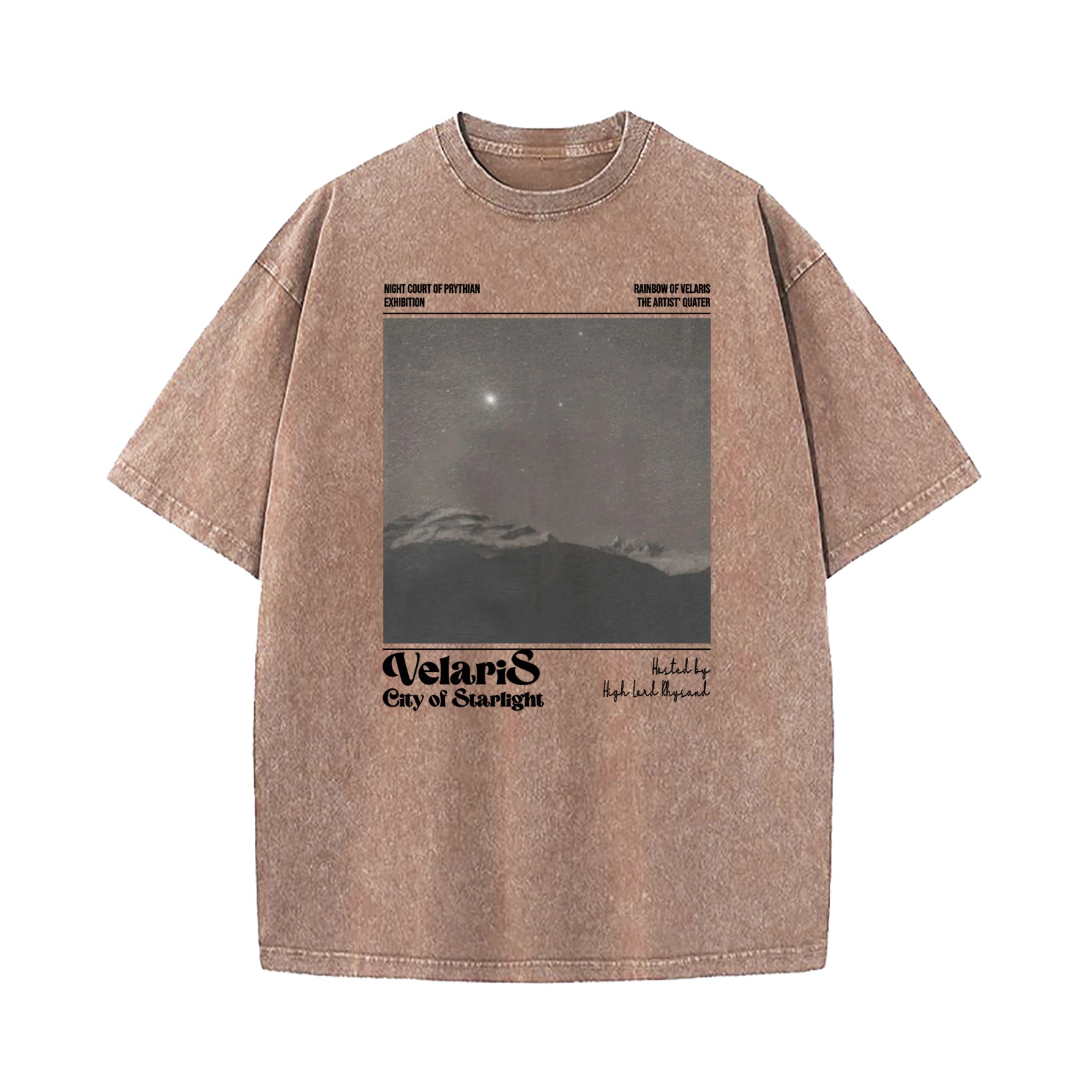 SJM Velaris Night Court Washed T-Shirt