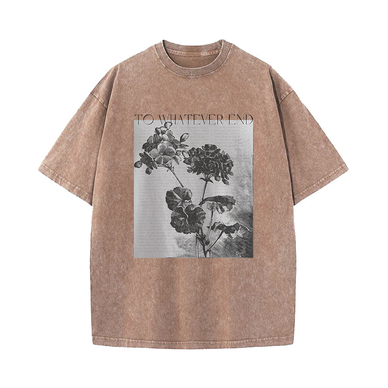 To Whatever End Throne of Glass Inspired Washed T-Shirt