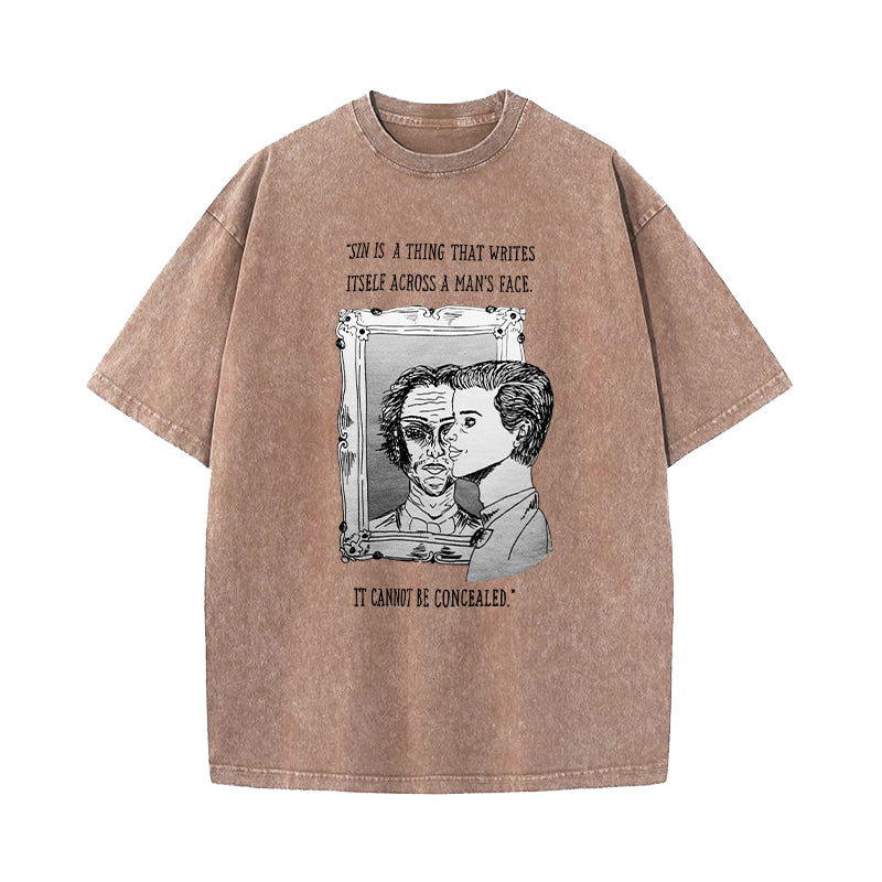 The Picture of Dorian Gray Oscar Wilde Washed T-shirt