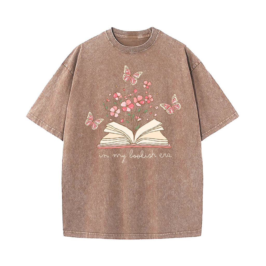 In My Bookish Era Washed T-Shirt