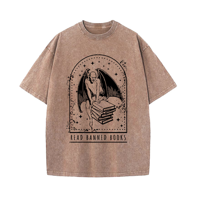 Read Banned Books Washed T-Shirt
