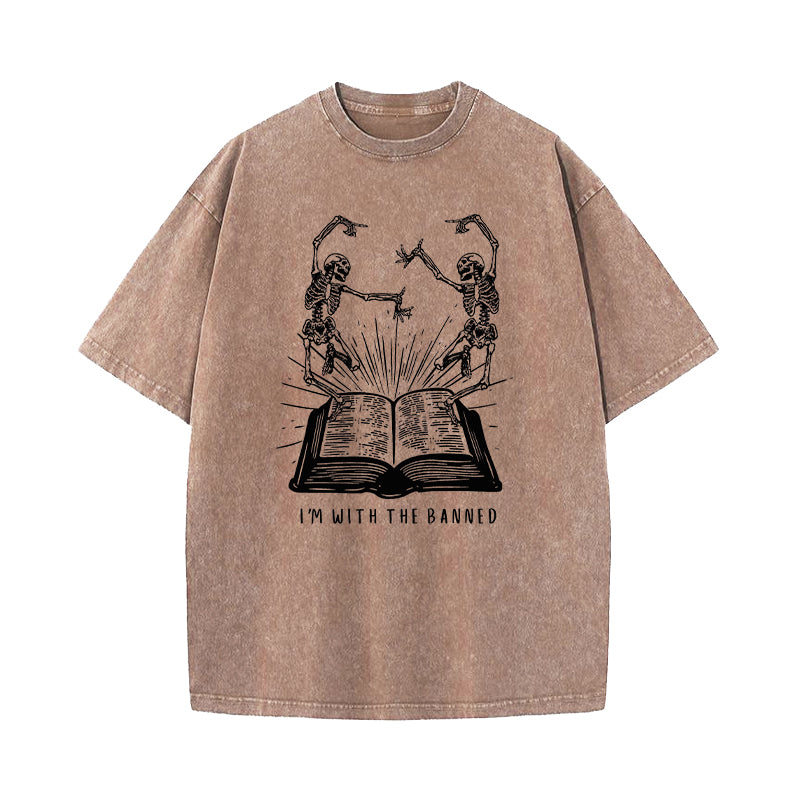 I'm With The Banned Washed T-Shirt