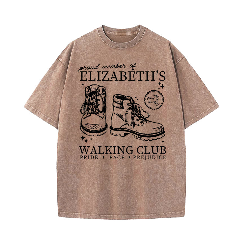 Very Fond Of Walking Washed T-Shirt