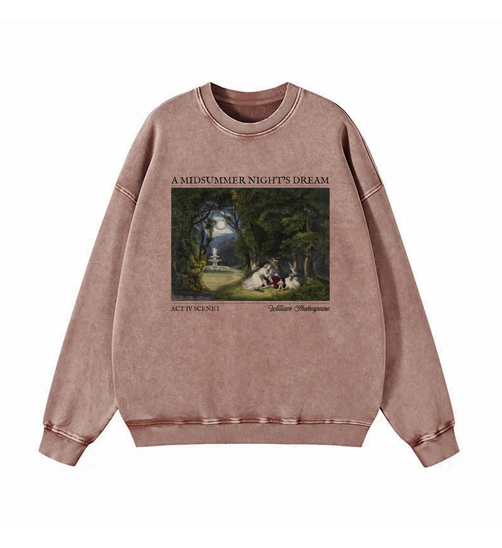 Shakespeare A Midsummer Night's Dream Washed Sweatshirt