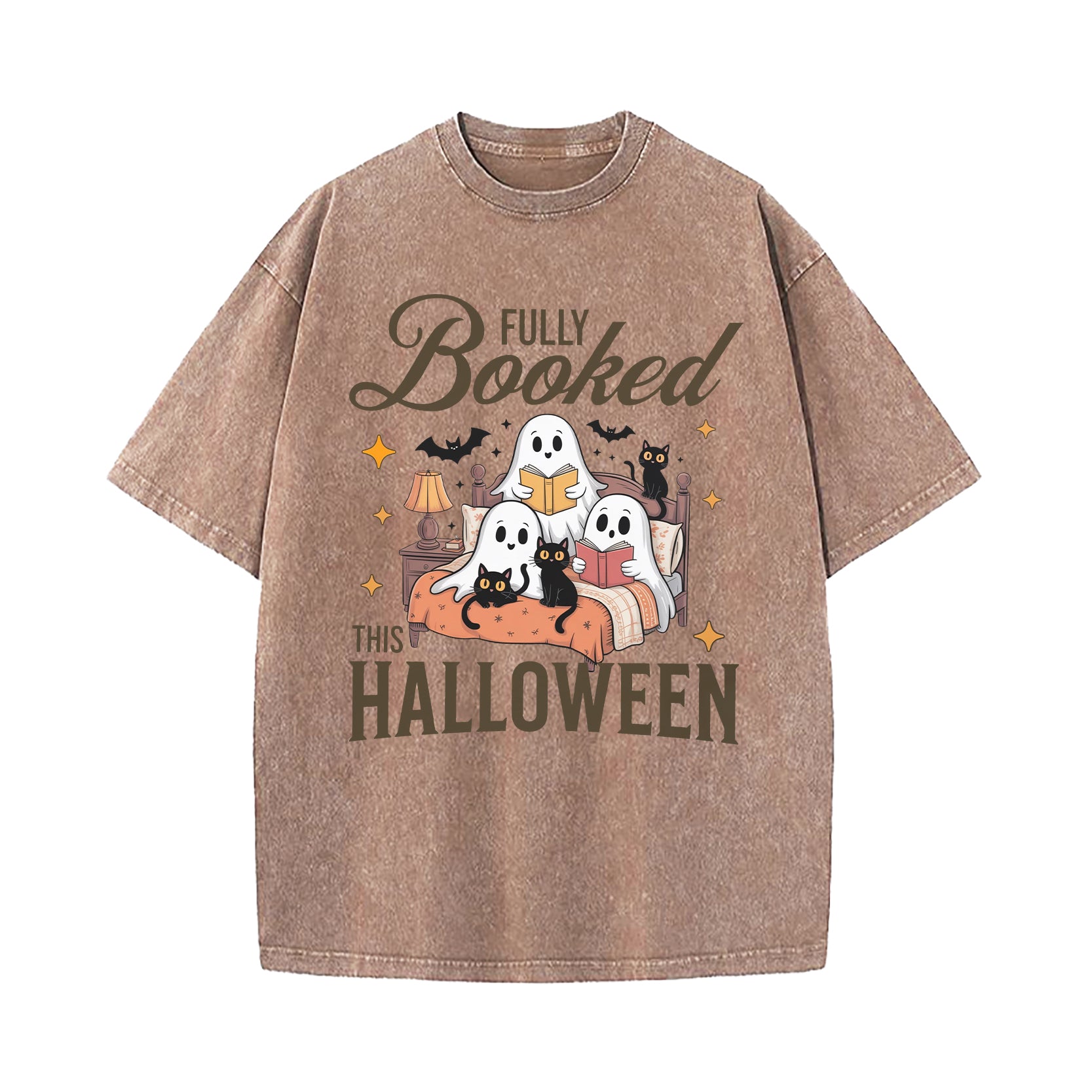 Fully Booked This Halloween Washed T-Shirt