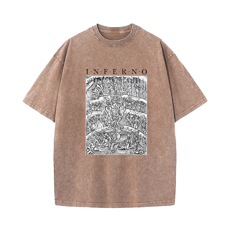 Inferno Divine Comedy Dante Alighieri T-Shirt