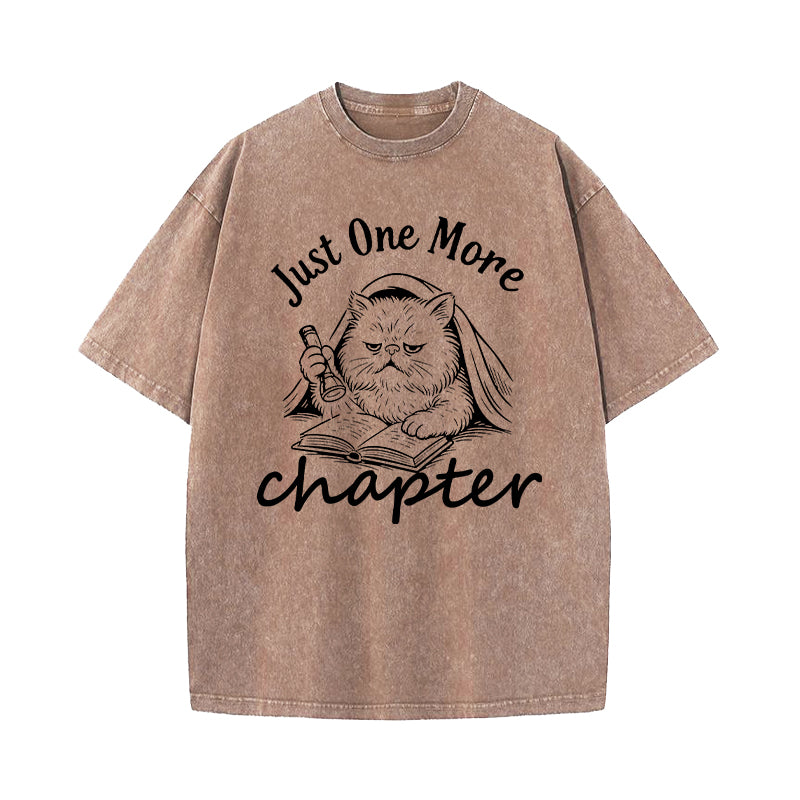 Just One More Chapter Washed T-Shirt