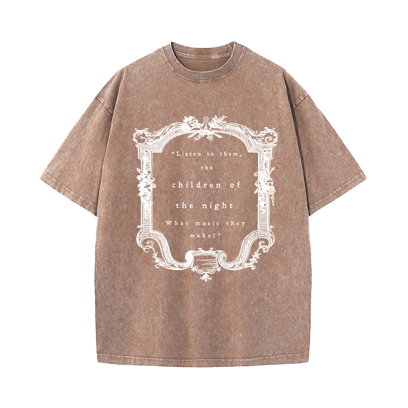 Dracula Listen To Them The Children Of The Night T-Shirt