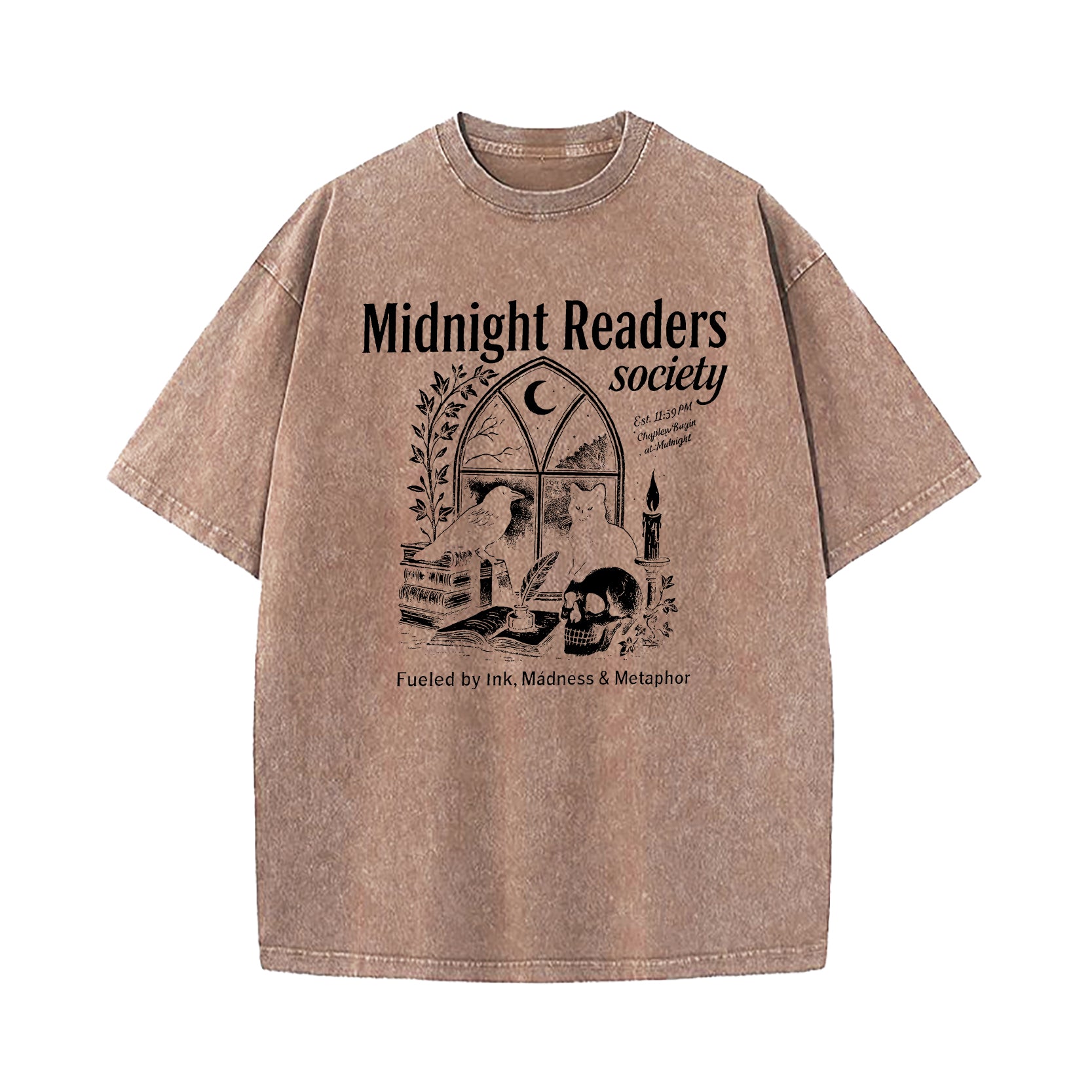 Midnight Reading Society Washed T-Shirt