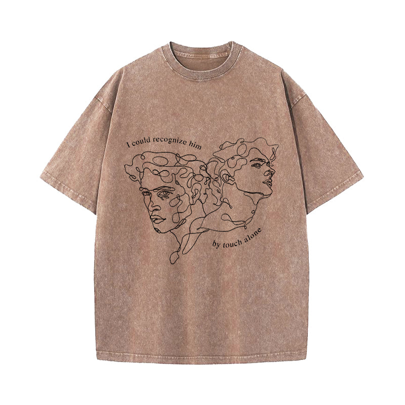 The Song of Achilles I Could Recognize Him By Touch Alone Washed T-Shirt