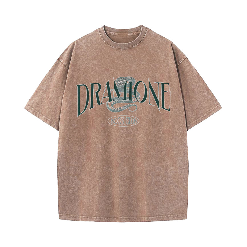 Dramione Book Club Green House Washed T-Shirt