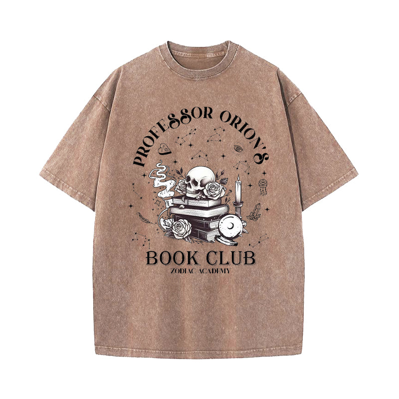Professor Orion Book Club Washed T-Shirt
